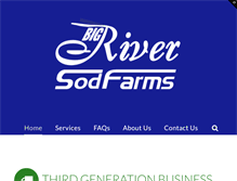 Tablet Screenshot of bigriversodfarms.com